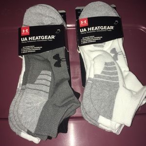 NWT, under armour socks, 6 pairs total